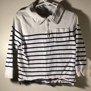 Old Navy Kids Polo with Navy Stripes